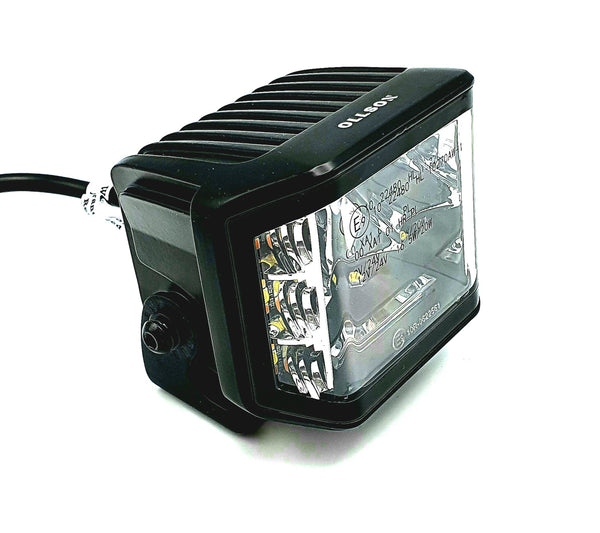 70 watt side shooter met amber flitser ECE R65