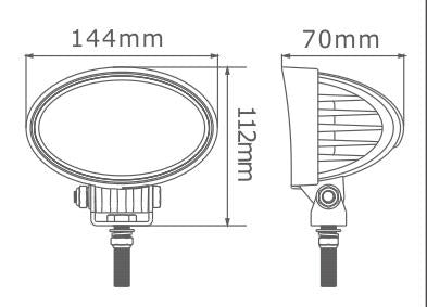 Led Werklamp 24 Watt 1920 Lumen Ollson Heavy Duty Werkverlichting