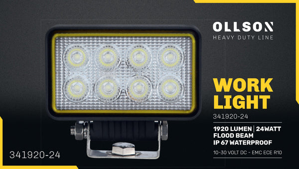 Led Werklamp 24 Watt 1920 Lumen Olsson Heavy Duty Werkverlichting