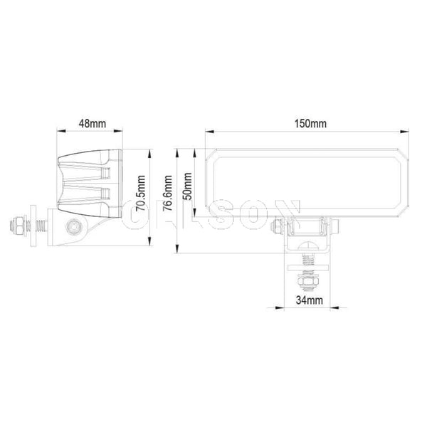 Ollson 24 Watt 2600 Lumen Fish-Eye Series Ece R23